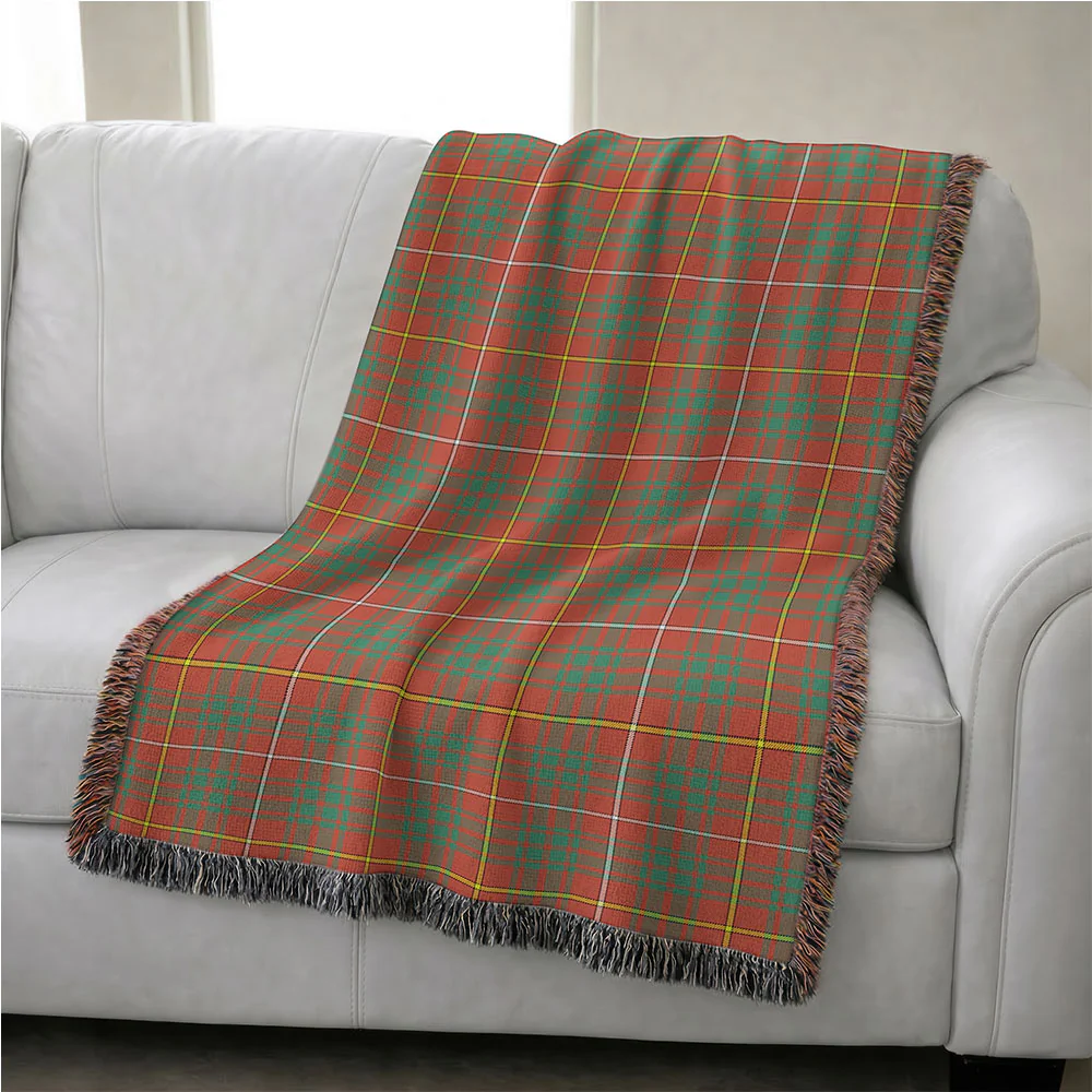 Scottish Bruce Ancient Clan Badge Tartan Woven Blanket - Image 4