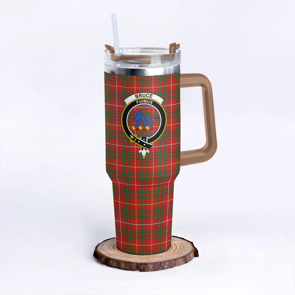 Scottish Bruce Modern Clan Badge Tartan 40oz Tumbler - Image 9