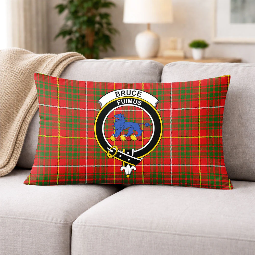 Scottish Bruce Modern Clan Badge Tartan Pillow Case - Image 3