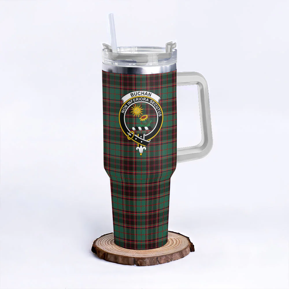 Scottish Buchan Ancient Clan Badge Tartan 40oz Tumbler