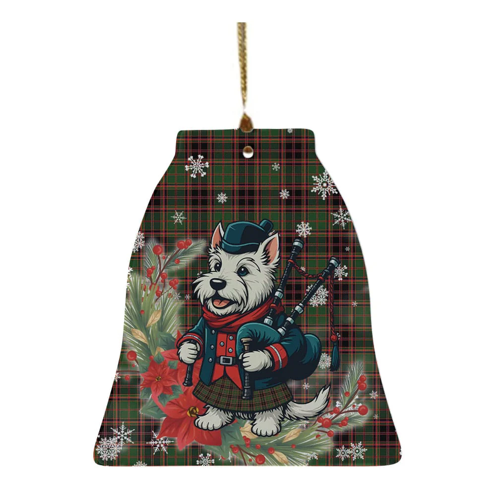 Scottish Buchan Modern Tartan Ceramic Ornament Cute Scottish Terrier Dog - Image 4
