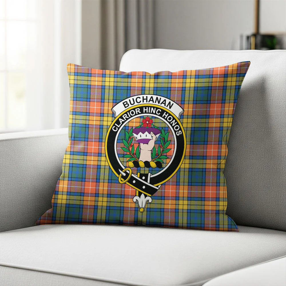 Scottish Buchanan Ancient Clan Badge Tartan Pillow Case - Image 2