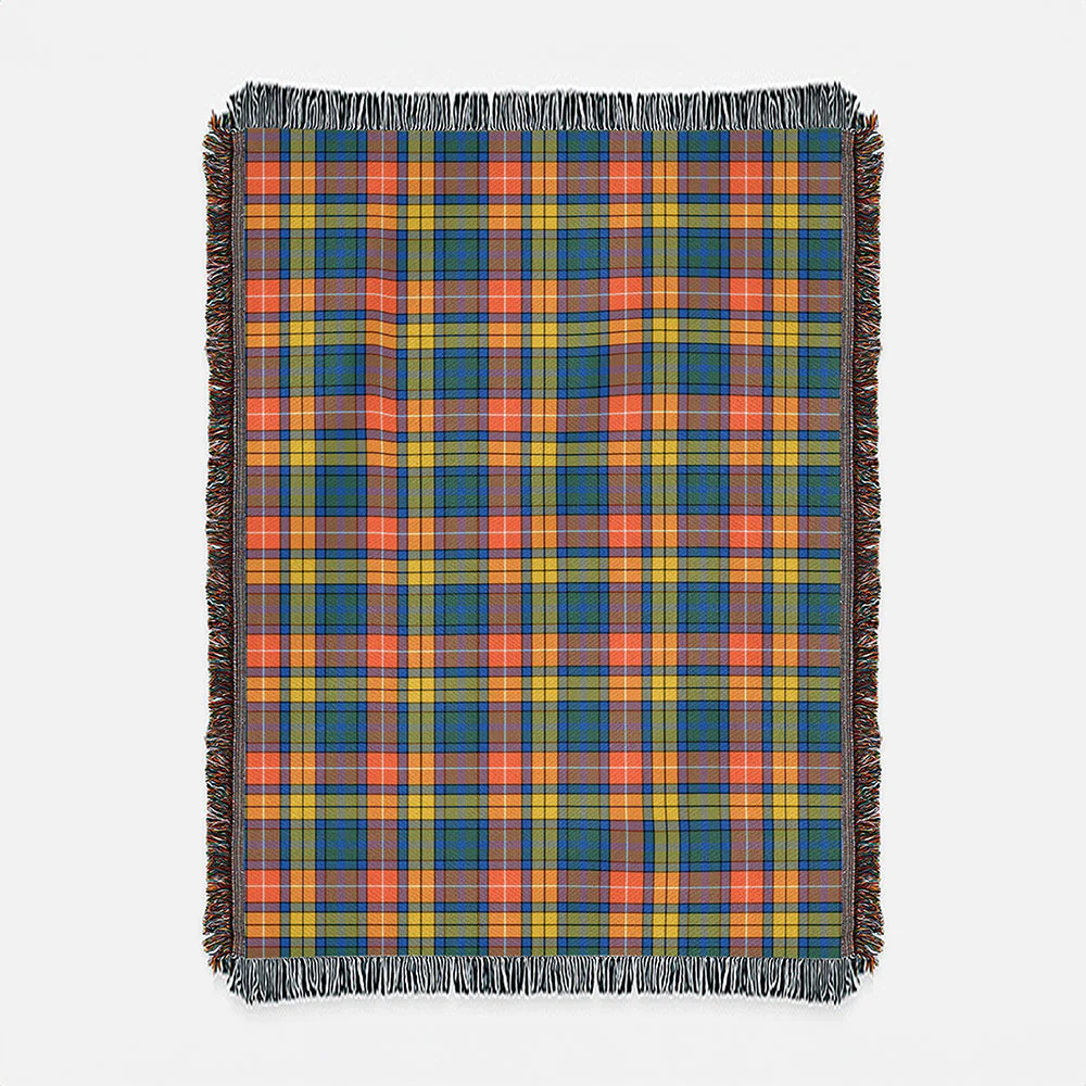 Scottish Buchanan Ancient Clan Badge Tartan Woven Blanket
