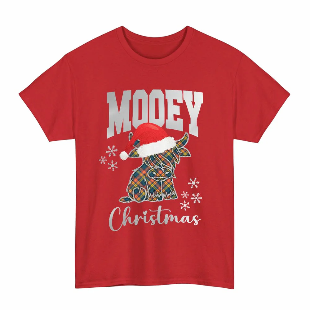 Scottish Buchanan Ancient Clan Tartan Unisex T-Shirt - Mooey Christmas - Image 3