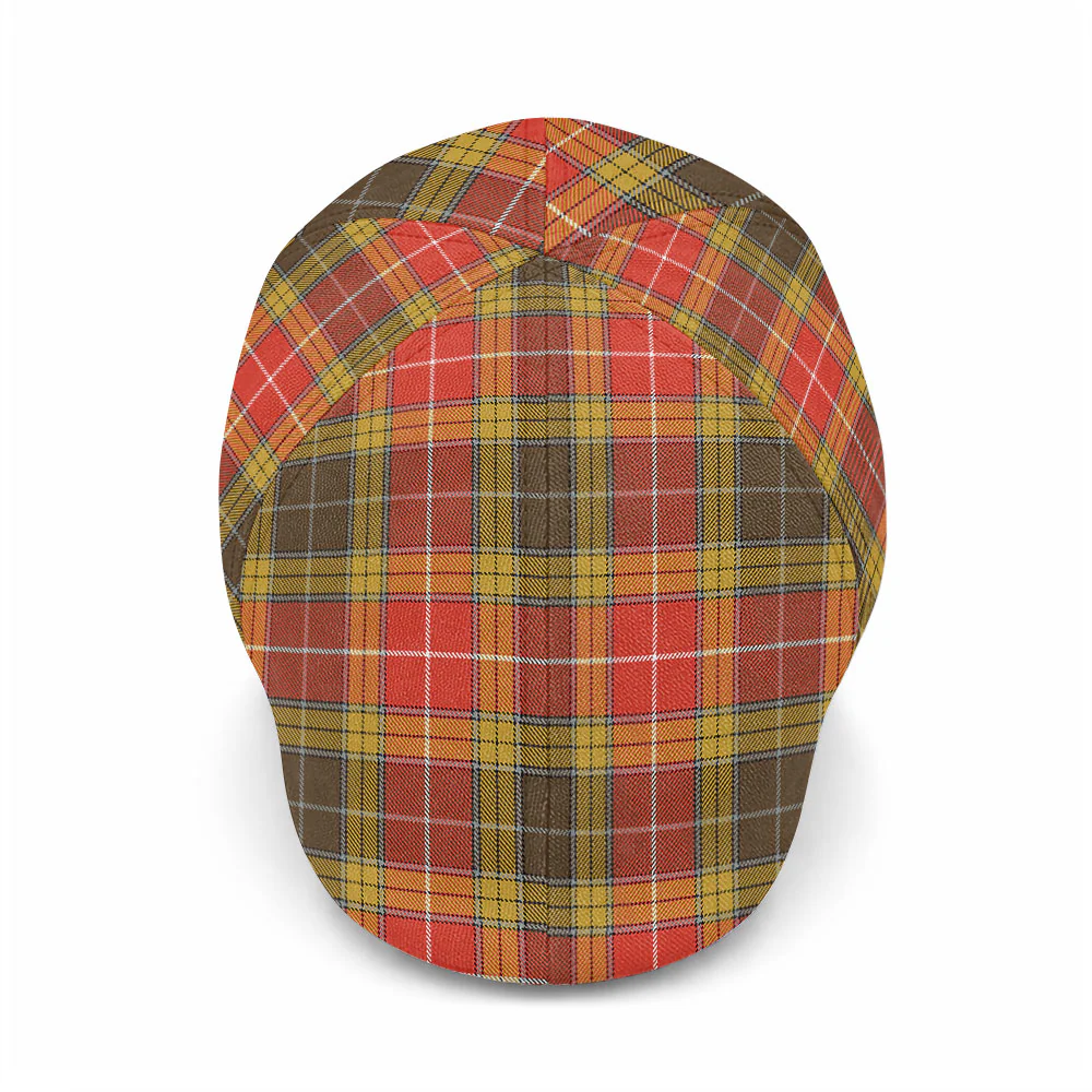 Scottish Buchanan Old Set Weathered Clan Badge Tartan Ivy Cap - Image 2
