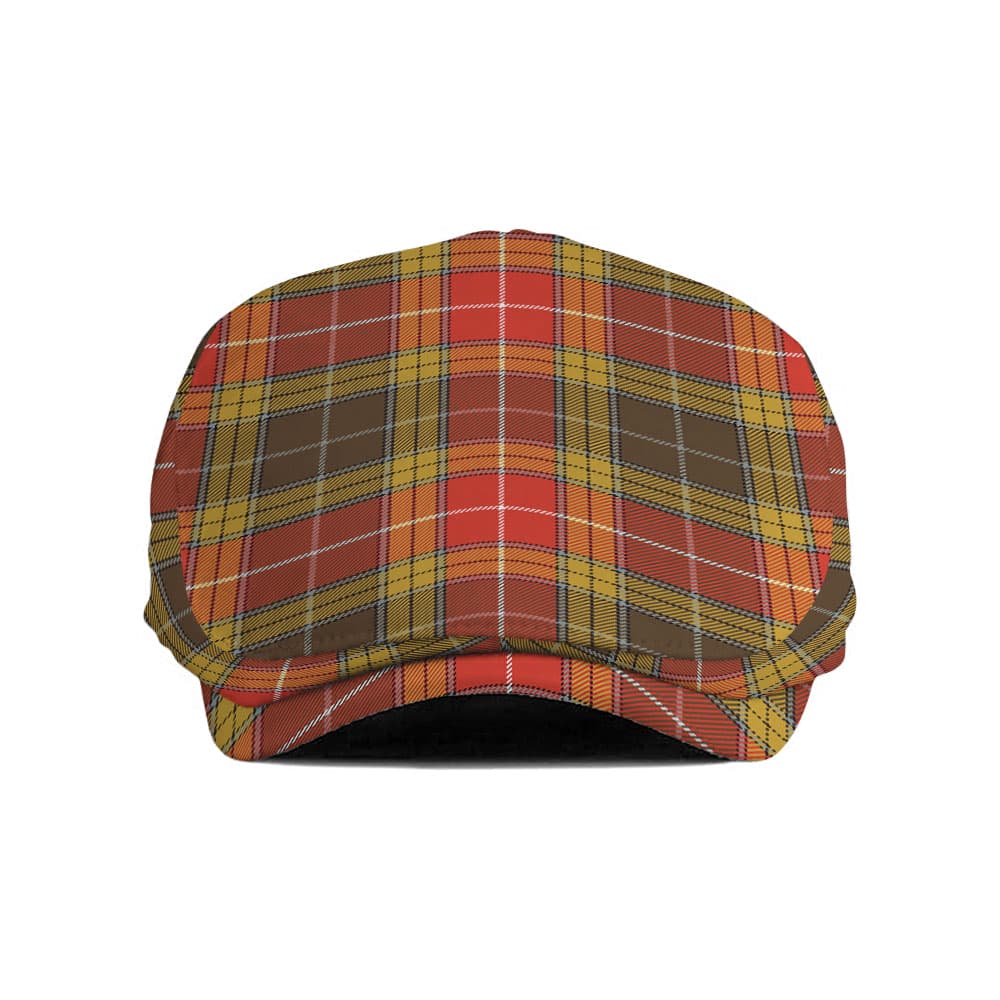 Scottish Buchanan Old Set Weathered Tartan Flat Cap