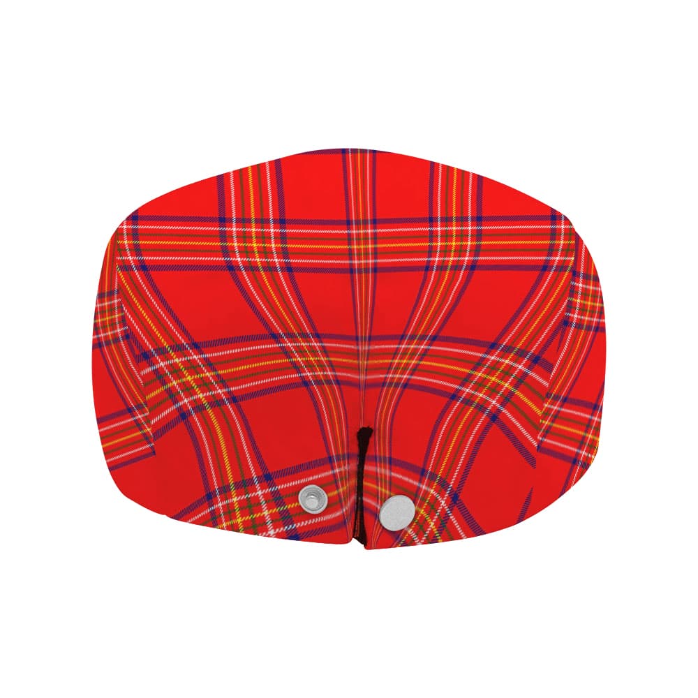 Scottish Burnett Clan Badge Tartan Flat Cap - Image 4