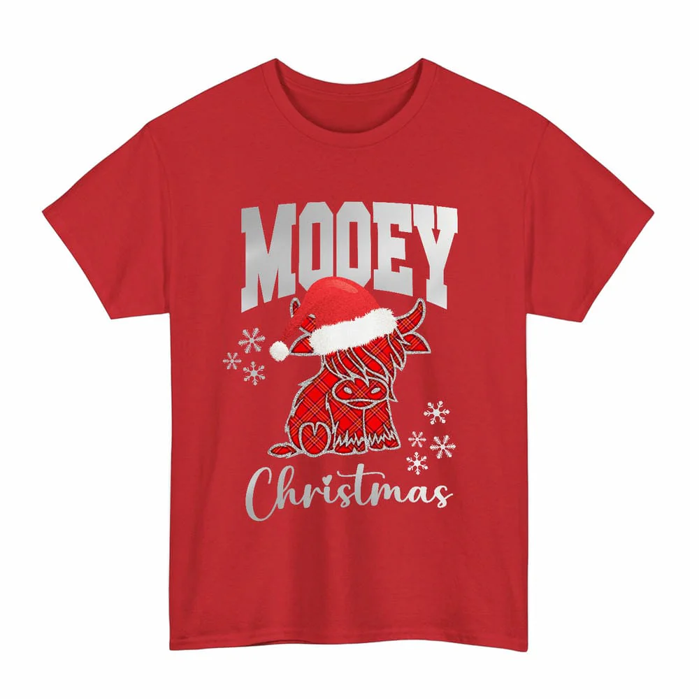 Scottish Burnett Modern Clan Tartan Unisex T-Shirt - Mooey Christmas - Image 3