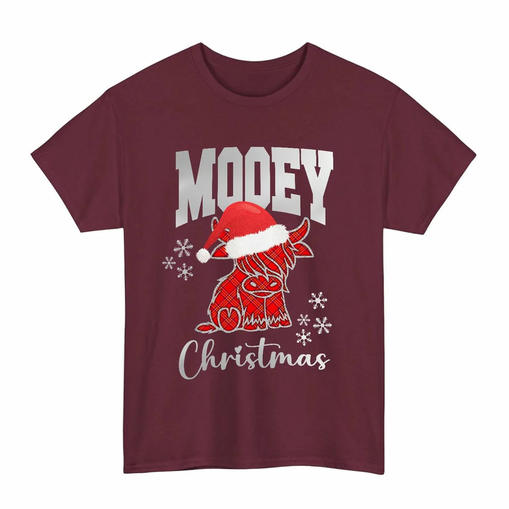 Scottish Burnett Modern Clan Tartan Unisex T-Shirt - Mooey Christmas - Image 4