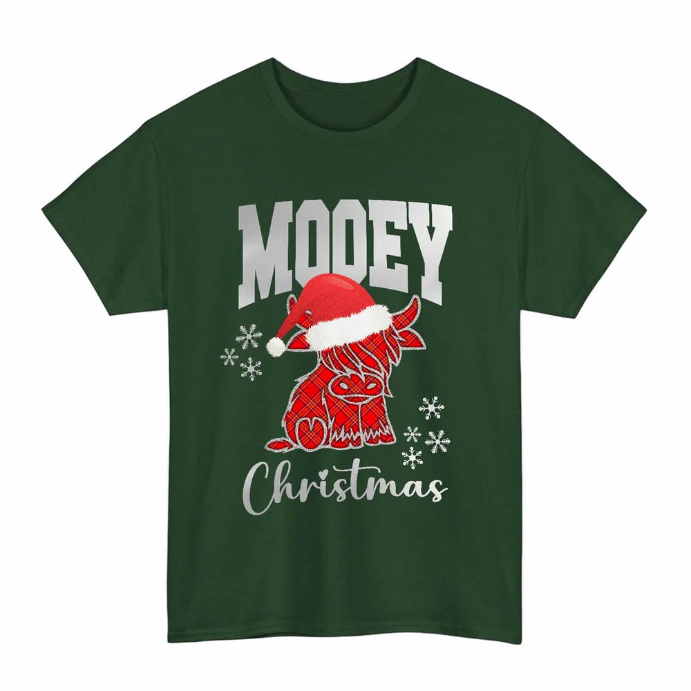 Scottish Burnett Modern Clan Tartan Unisex T-Shirt - Mooey Christmas - Image 6