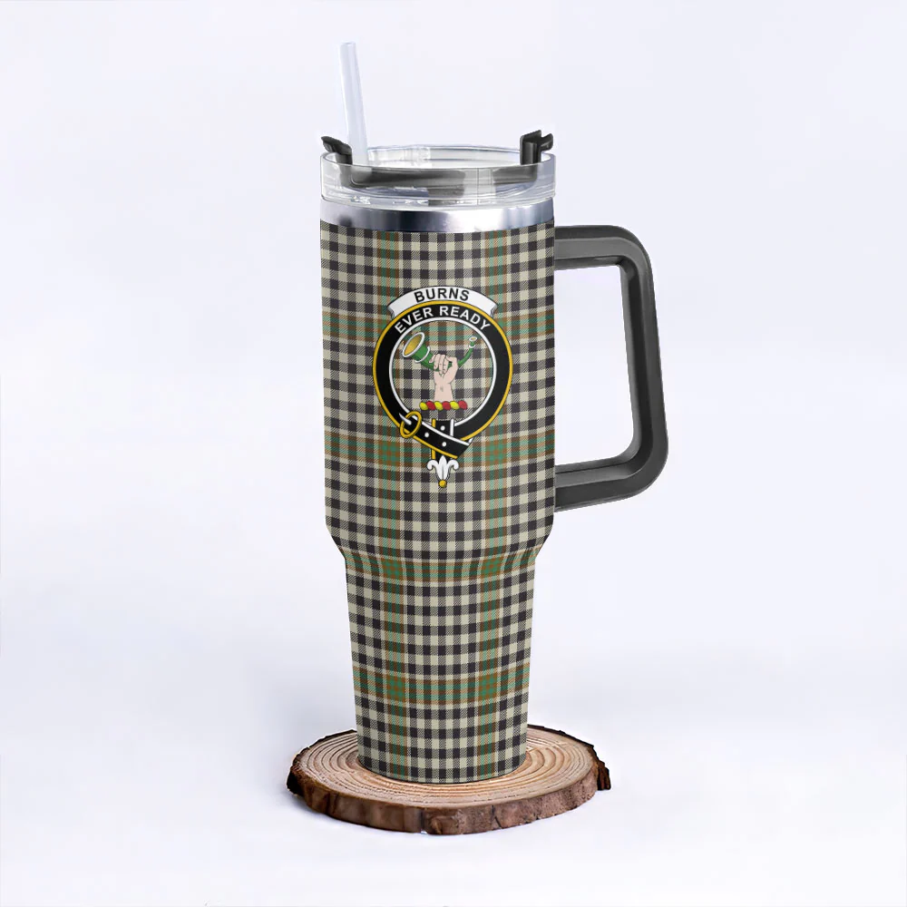 Scottish Burns Check Clan Badge Tartan 40oz Tumbler - Image 3