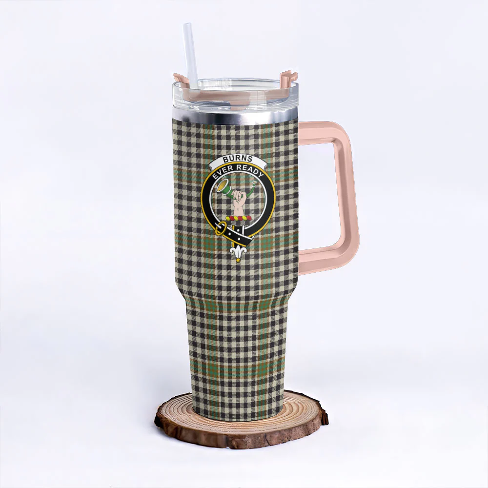Scottish Burns Check Clan Badge Tartan 40oz Tumbler - Image 4