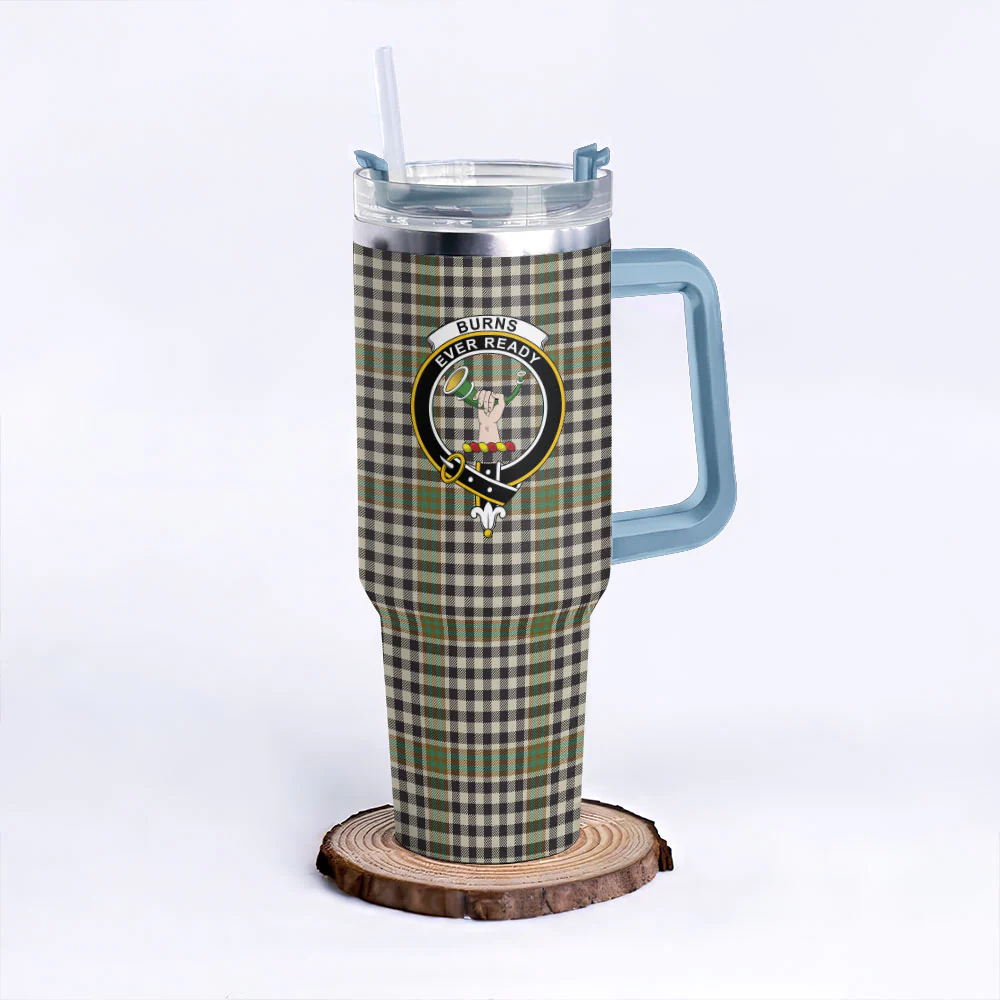 Scottish Burns Check Clan Badge Tartan 40oz Tumbler - Image 5