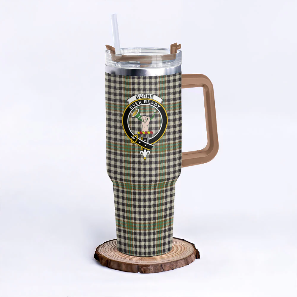 Scottish Burns Check Clan Badge Tartan 40oz Tumbler - Image 9