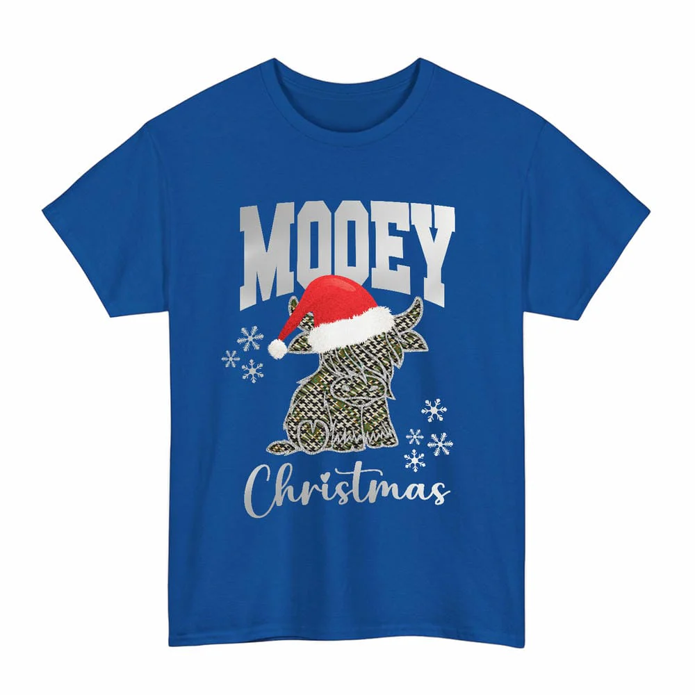 Scottish Burns Check Clan Tartan Unisex T-Shirt - Mooey Christmas - Image 5