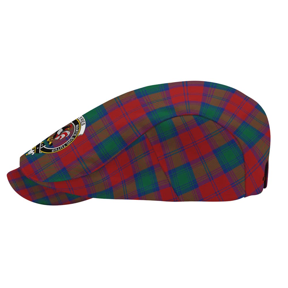 Scottish Byres Clan Badge Tartan Flat Cap - Image 3