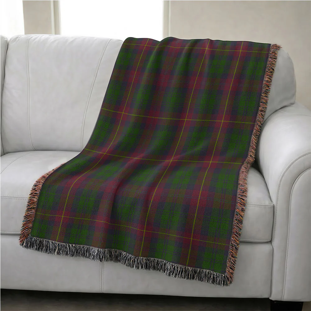 Scottish Cairns Clan Badge Tartan Woven Blanket - Image 4