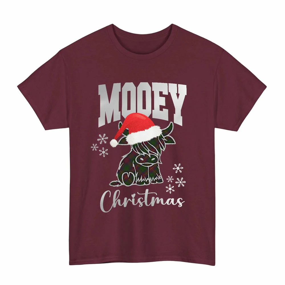Scottish Cairns Clan Tartan Unisex T-Shirt - Mooey Christmas - Image 4