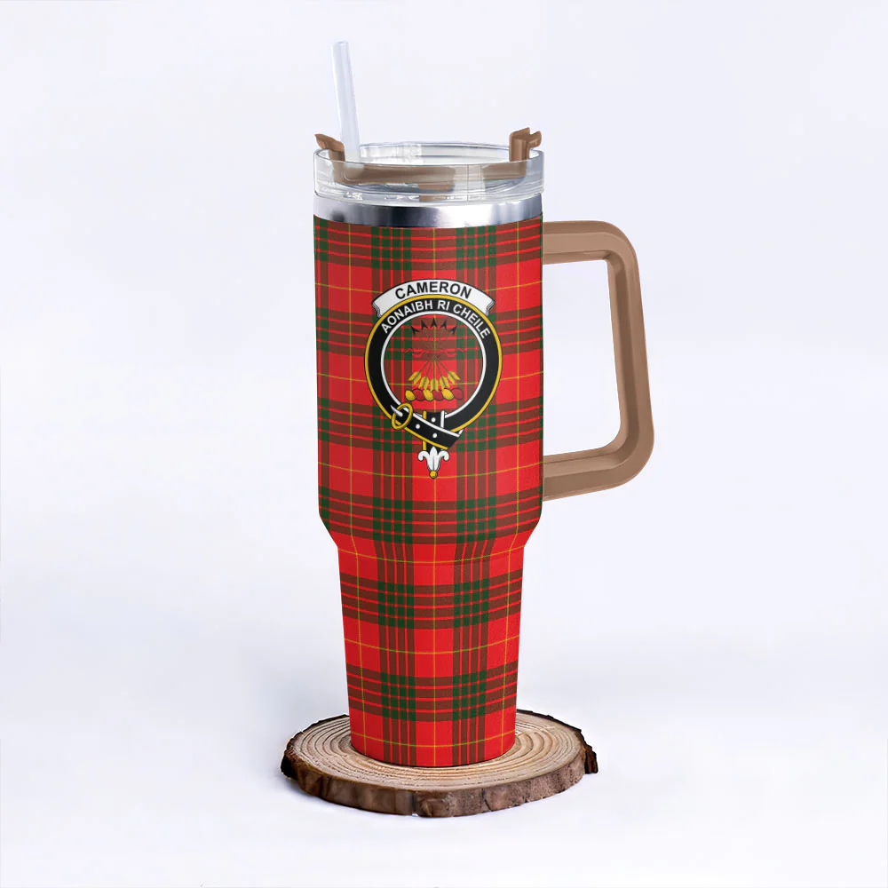 Scottish Cameron Modern Clan Badge Tartan 40oz Tumbler - Image 9