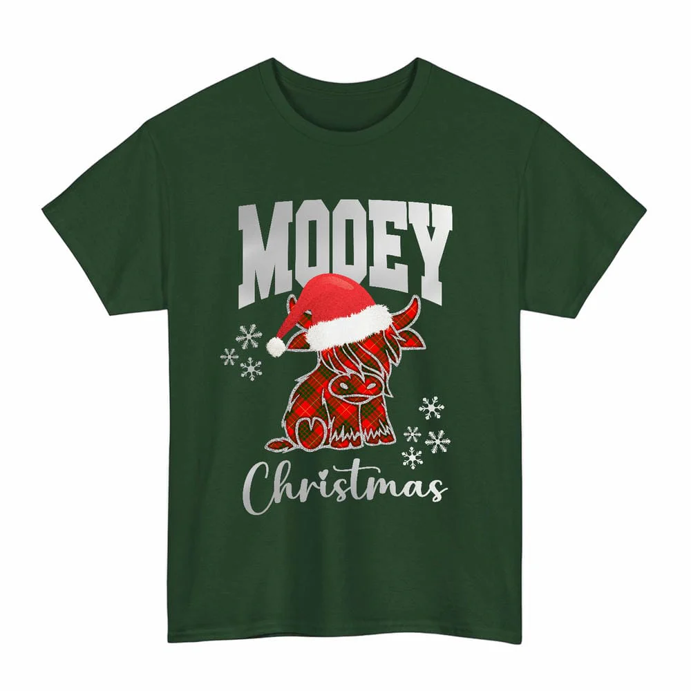 Scottish Cameron Modern Clan Tartan Unisex T-Shirt - Mooey Christmas - Image 6