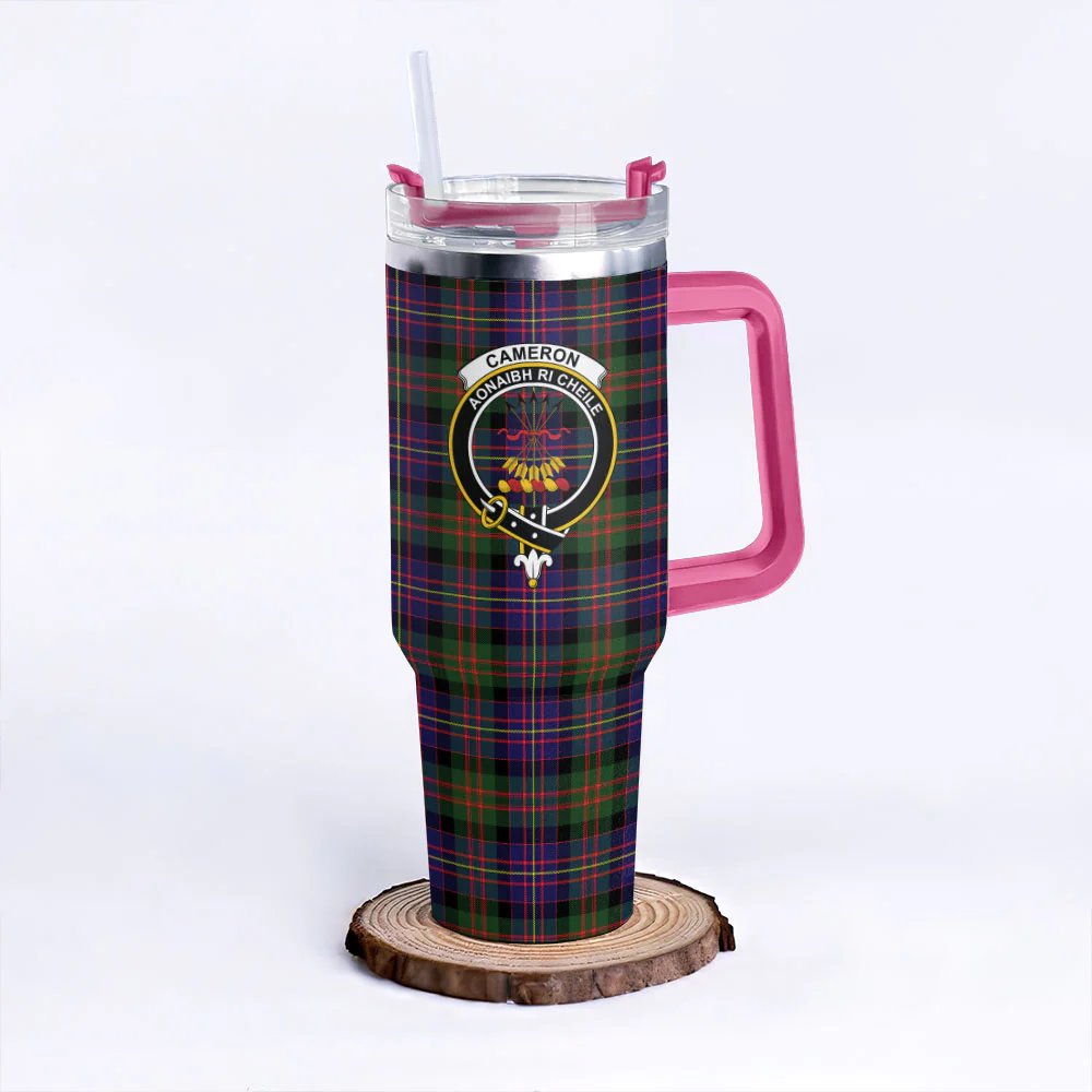 Scottish Cameron of Erracht Modern Clan Badge Tartan 40oz Tumbler - Image 7