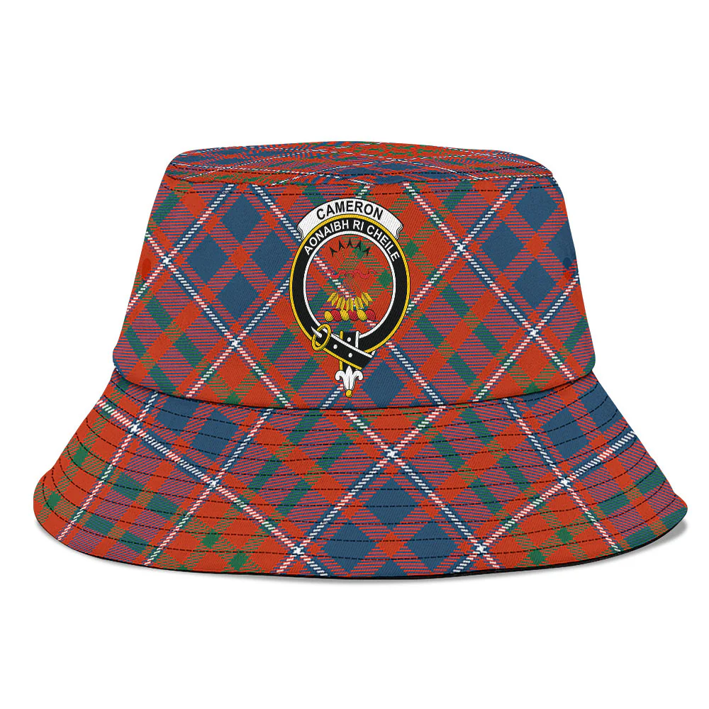 Scottish Cameron of Lochiel Ancient Clan Badge Tartan Bucket Hat - Image 2
