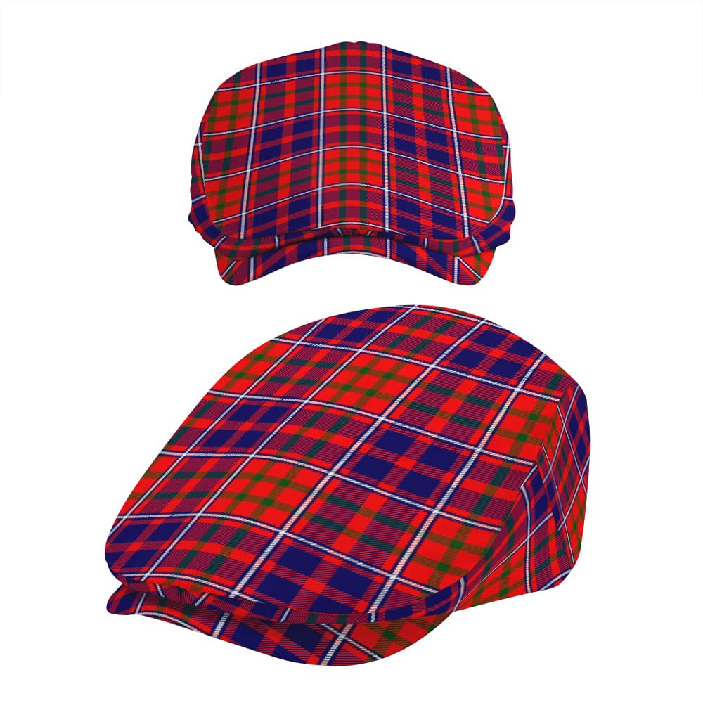 Scottish Cameron of Lochiel Modern Tartan Flat Cap - Image 5
