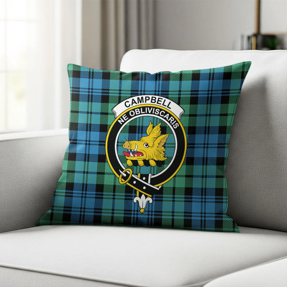 Scottish Campbell Ancient 01 Clan Badge Tartan Pillow Case - Image 2