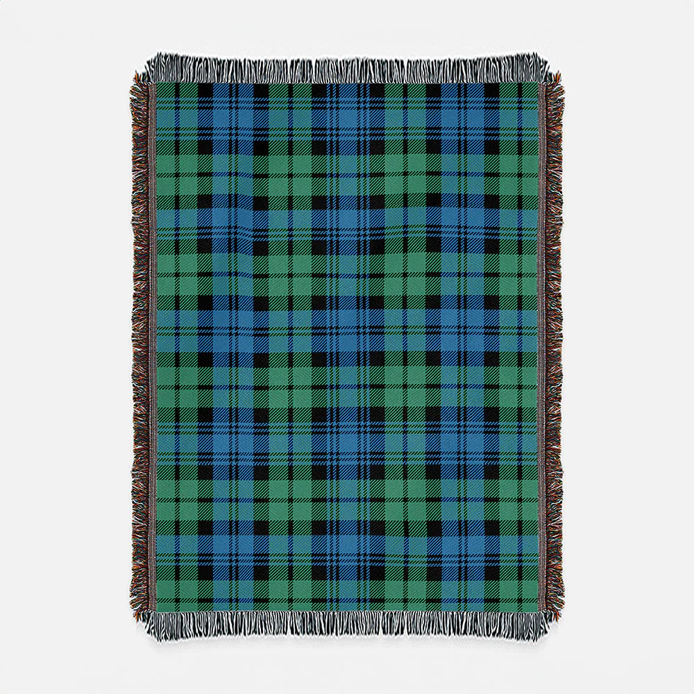Scottish Campbell Ancient 01 Clan Badge Tartan Woven Blanket
