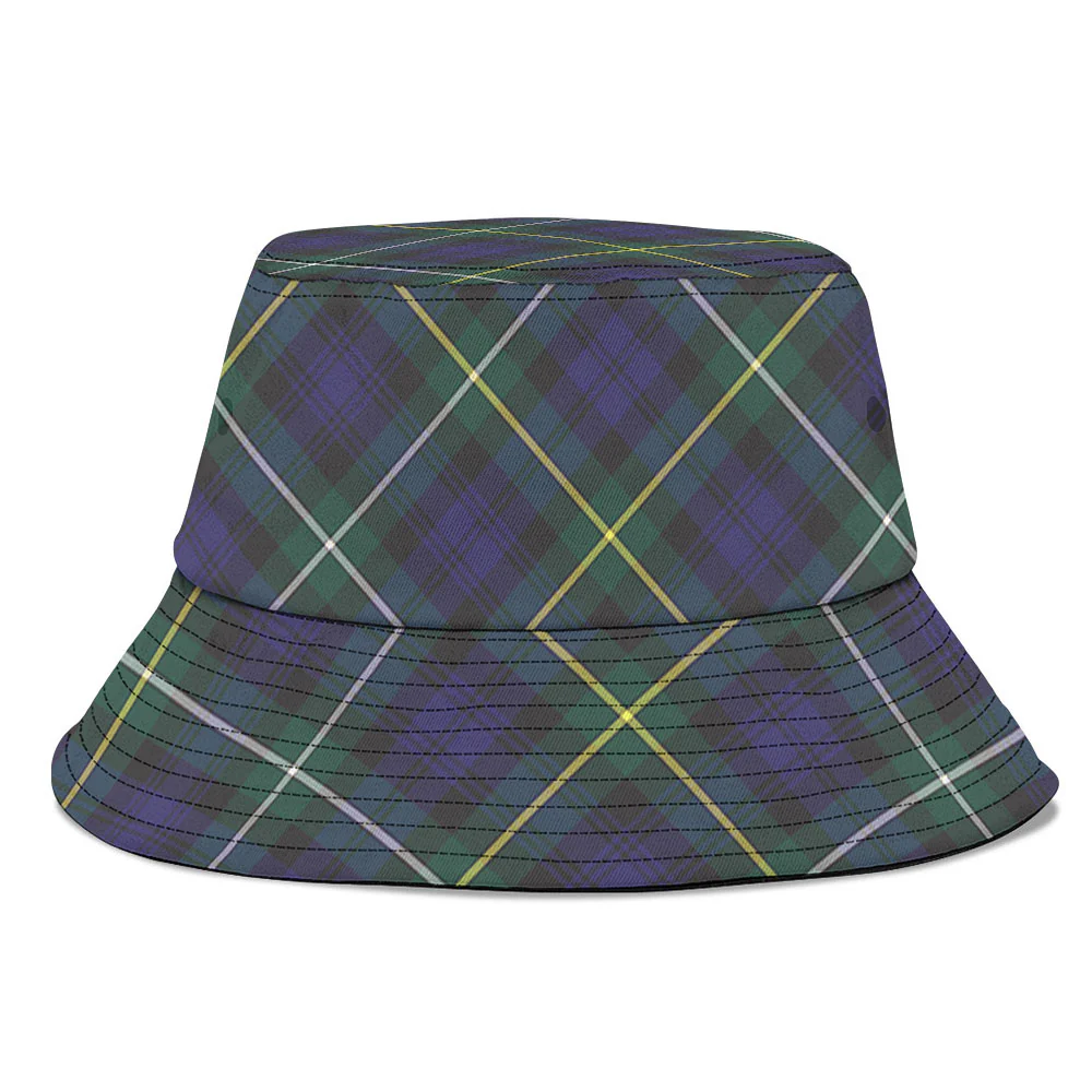Scottish Campbell Argyll Modern Clan Badge Tartan Bucket Hat