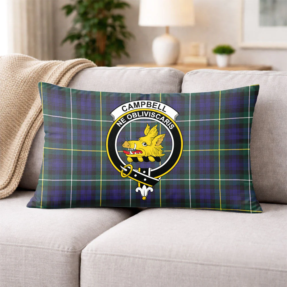 Scottish Campbell Argyll Modern Clan Badge Tartan Pillow Case - Image 3