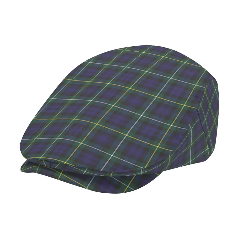 Scottish Campbell Argyll Modern Tartan Flat Cap - Image 2