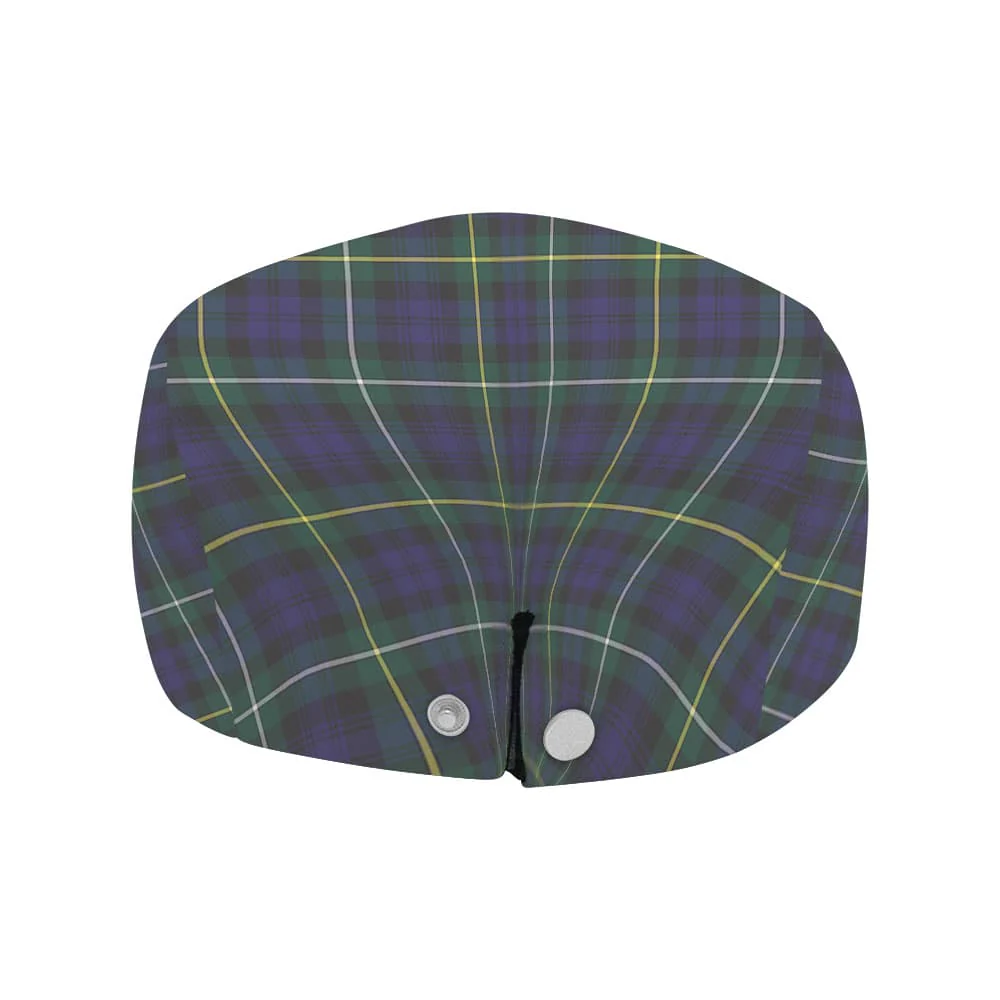 Scottish Campbell Argyll Modern Tartan Flat Cap - Image 4