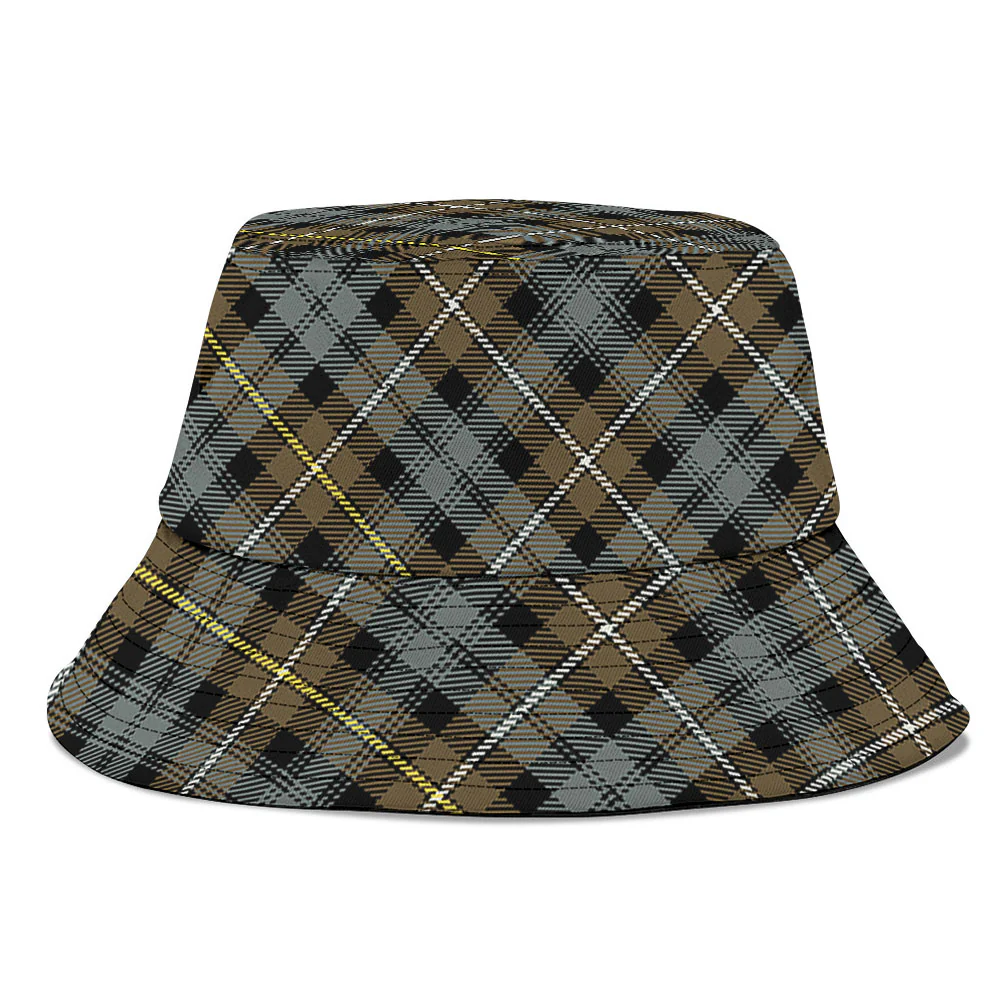 Scottish Campbell Argyll Weathered Clan Badge Tartan Bucket Hat