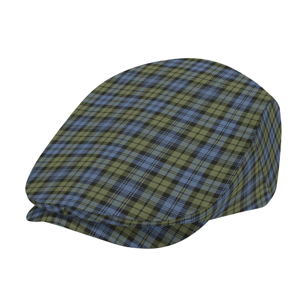 Scottish Campbell Faded Tartan Flat Cap - Image 2