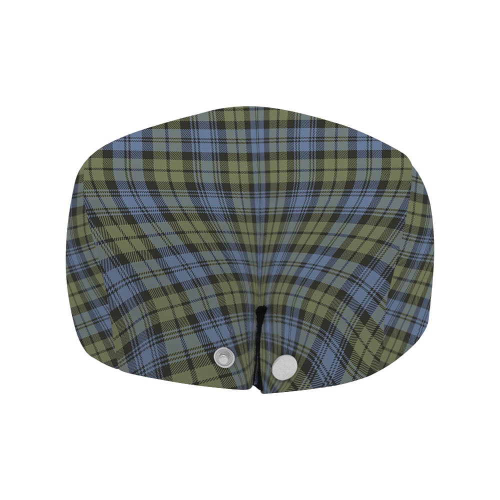 Scottish Campbell Faded Tartan Flat Cap - Image 4