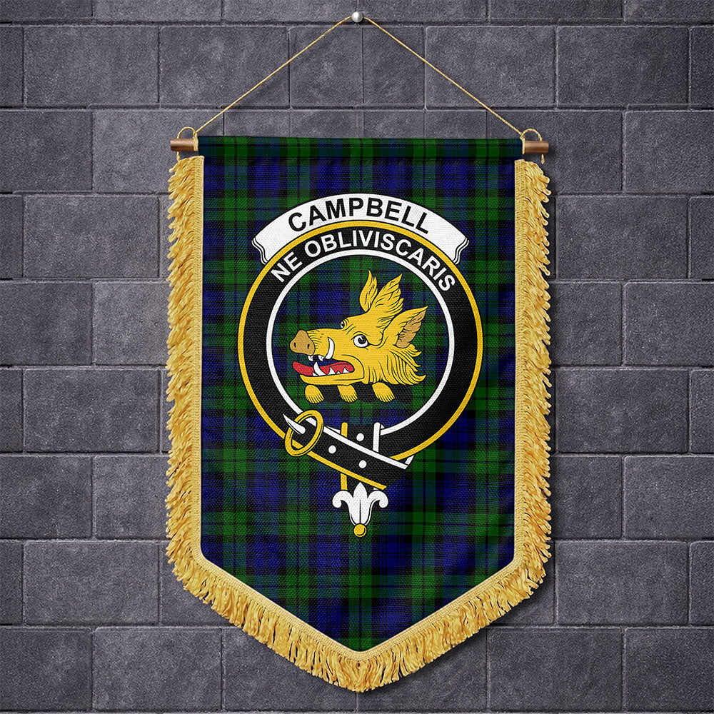 Scottish Campbell Modern Clan Badge Tartan Wall Hanging Banner
