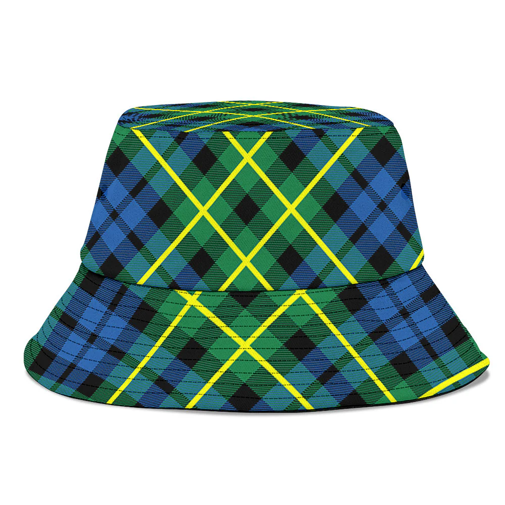 Scottish Campbell of Breadalbane Ancient Clan Badge Tartan Bucket Hat