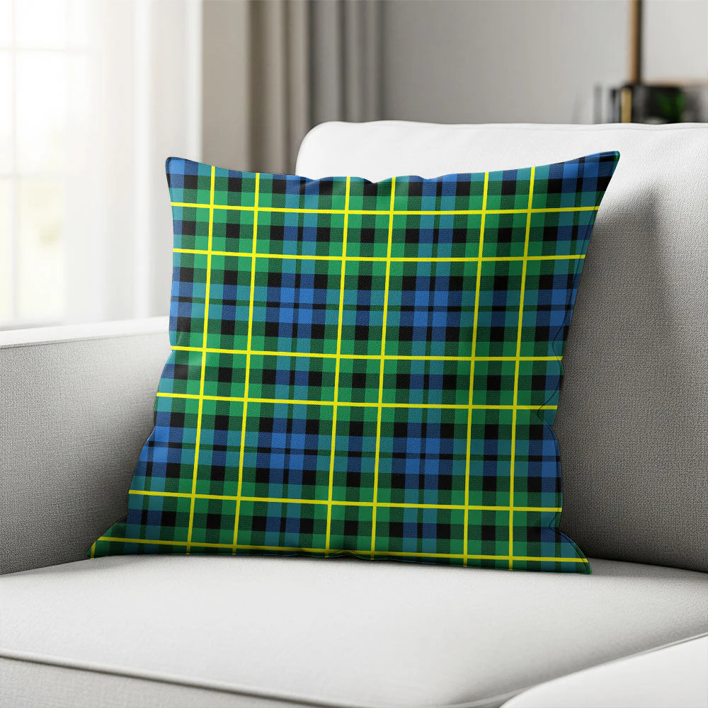 Scottish Campbell of Breadalbane Ancient Clan Badge Tartan Pillow Case