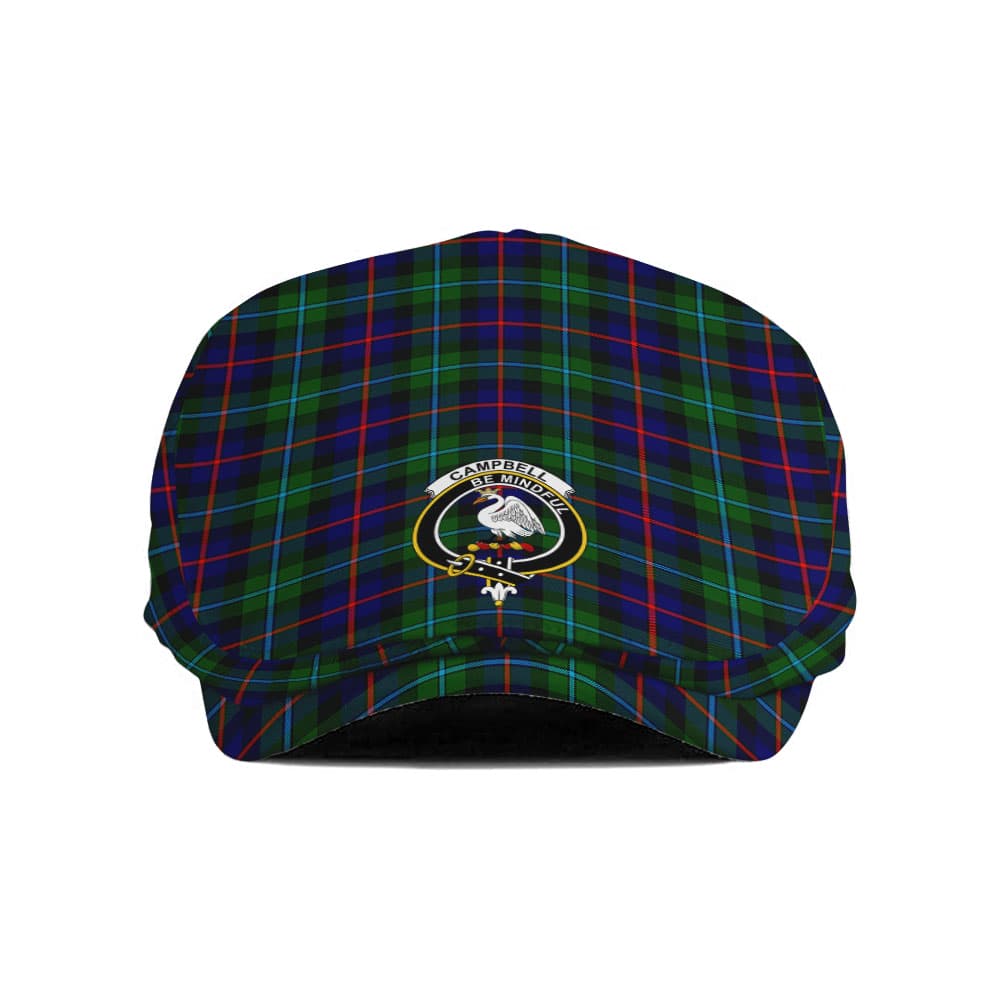 Scottish Campbell of Breadalbane Clan Badge Tartan Flat Cap