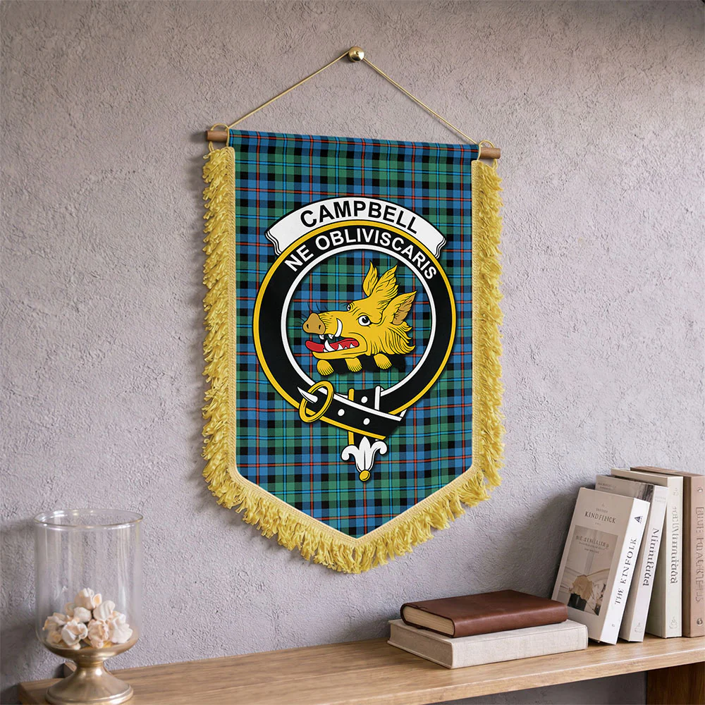Scottish Campbell of Cawdor Ancient Clan Badge Tartan Wall Hanging Banner - Image 2