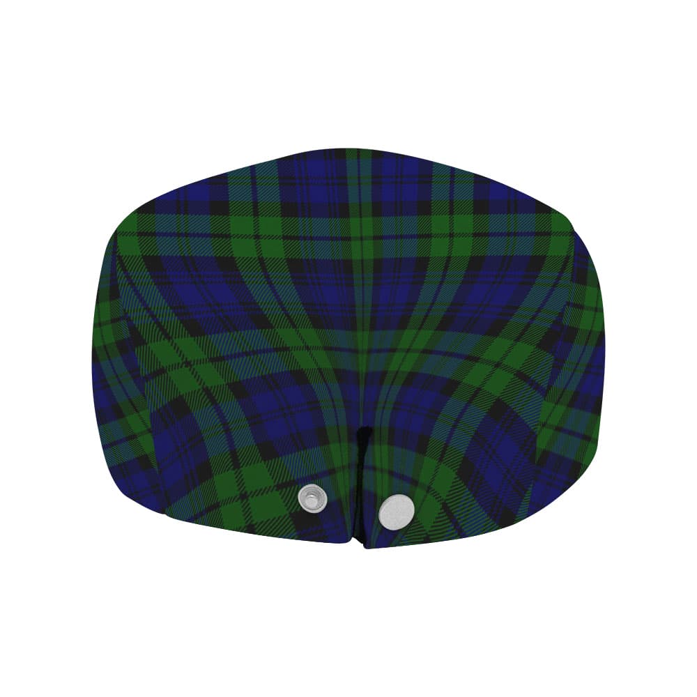 Scottish Campbell of Cawdor Clan Badge Tartan Flat Cap - Image 4