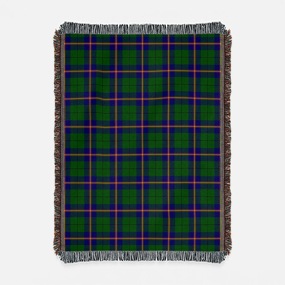 Scottish Carmichael Modern Clan Badge Tartan Woven Blanket