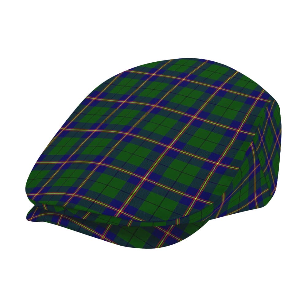 Scottish Carmichael Modern Tartan Flat Cap - Image 2