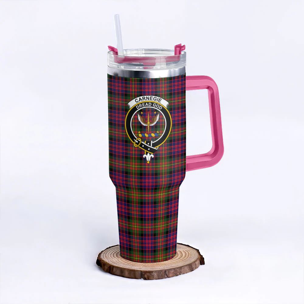 Scottish Carnegie Modern Clan Badge Tartan 40oz Tumbler - Image 7