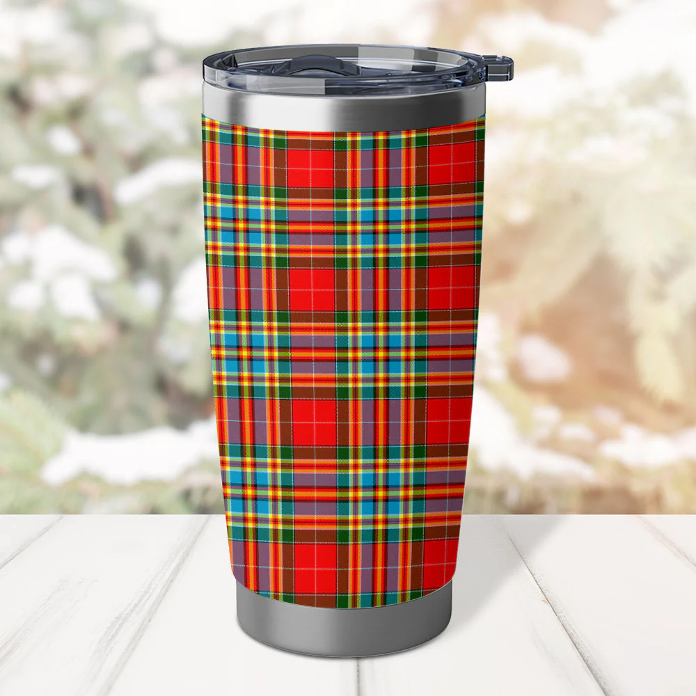 Scottish Chattan Clan Badge Tartan Tumbler - Image 3