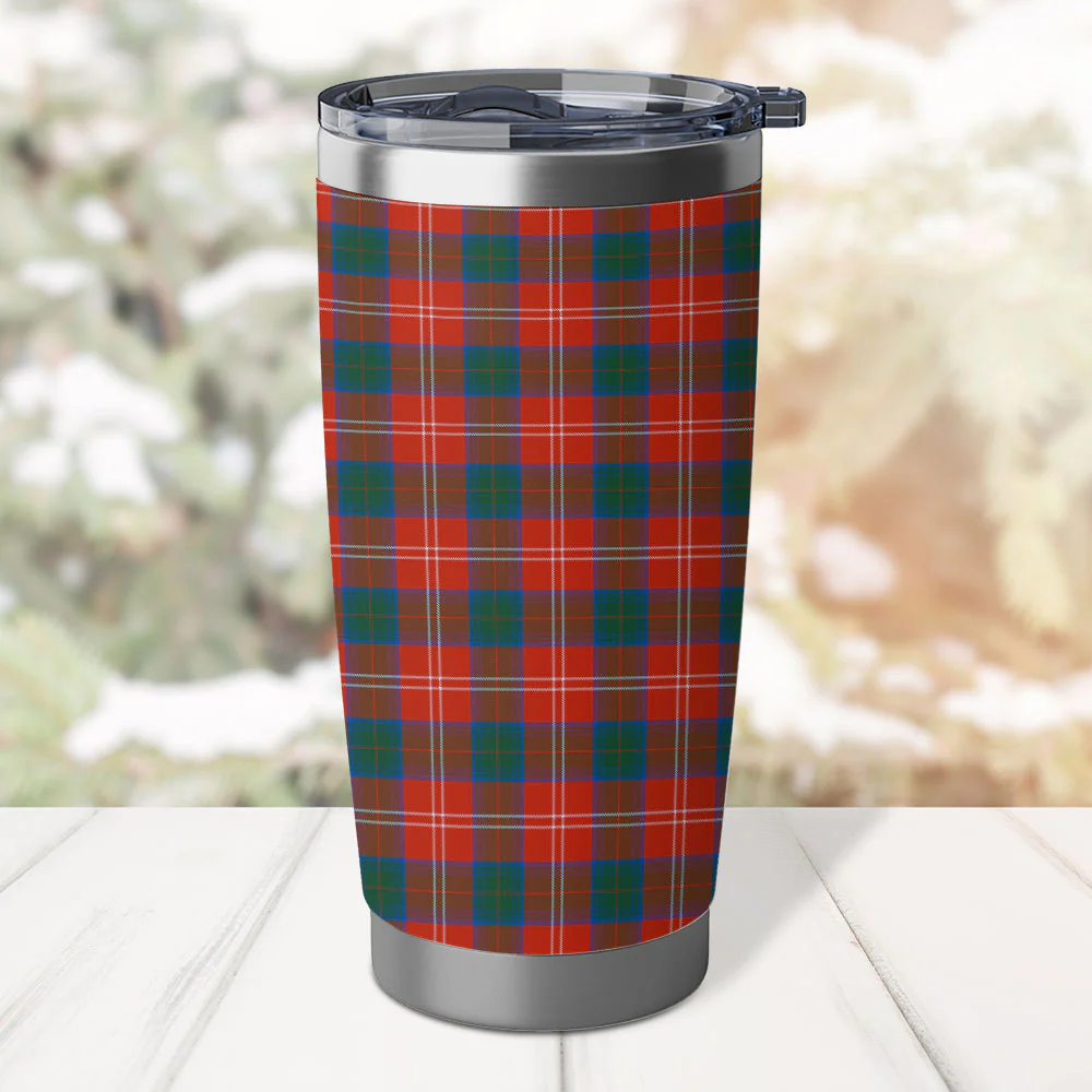 Scottish Chisholm Ancient Clan Badge Tartan Tumbler - Image 3