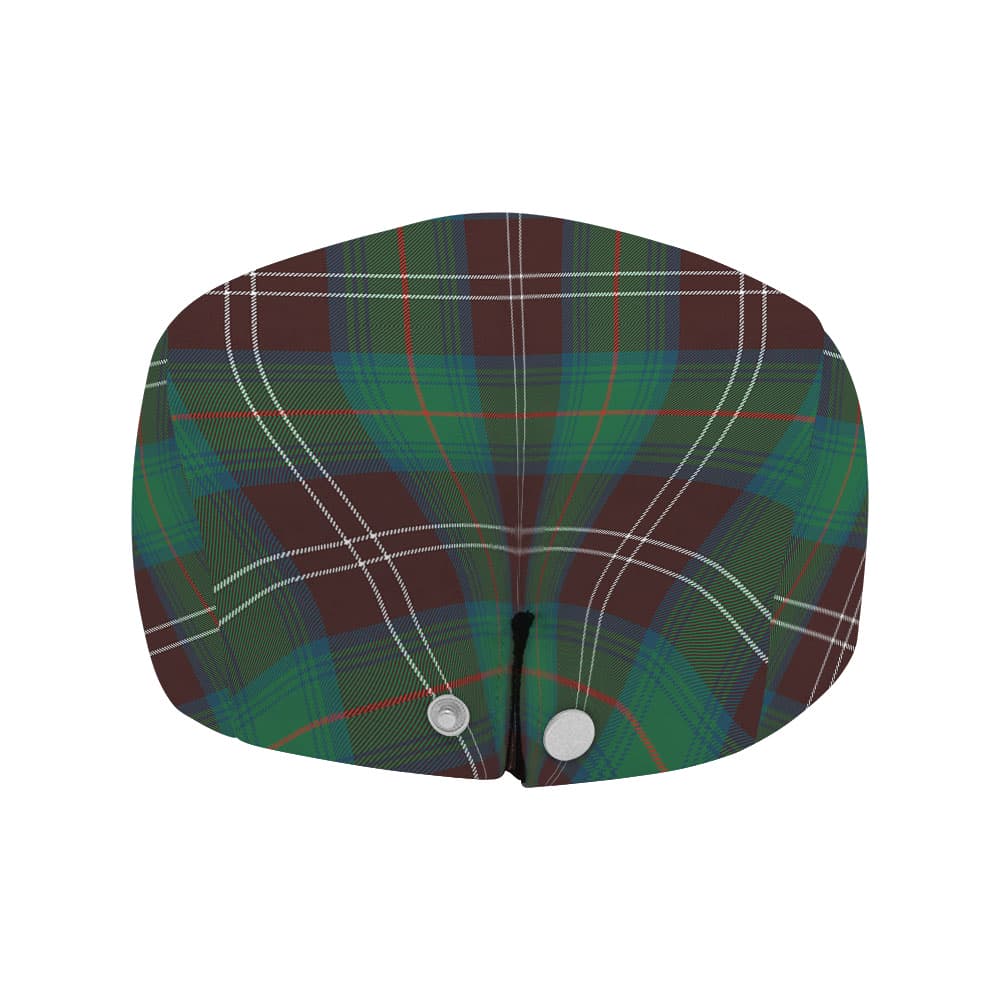 Scottish Chisholm Hunting Ancient Tartan Flat Cap - Image 4