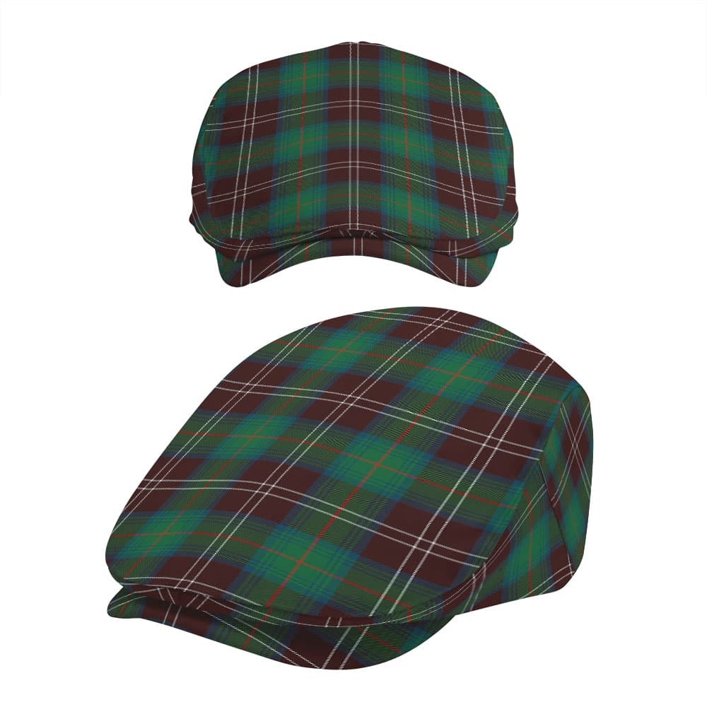 Scottish Chisholm Hunting Ancient Tartan Flat Cap - Image 5