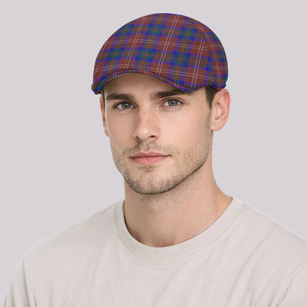 Scottish Chisholm Hunting Modern Clan Badge Tartan Ivy Cap - Image 3